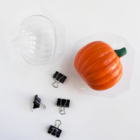 3D Pumpkin Chocolate Mold 2 Part Set