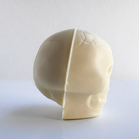 3D Skull Chocolate Mold 2 Part Set