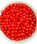 6mm Red Sugar Pearls