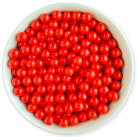 6mm Red Sugar Pearls