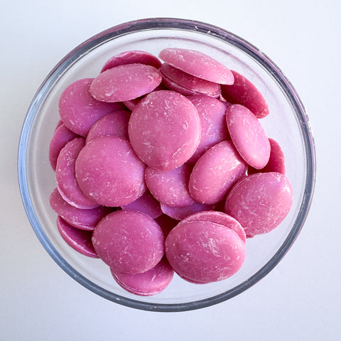 Merckens Pink Chocolate Melts | Merckens Chocolate