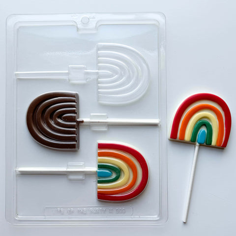 Rainbow Lollipop Candy Mold