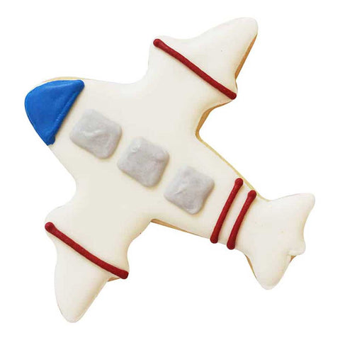 Airplane Patriotic Cookie