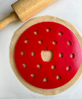 Apple or cherry pie top cutter