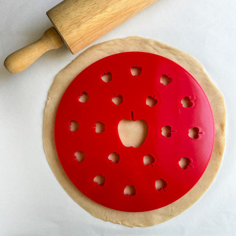 Apple or cherry pie top cutter