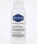 Bright white AmeriColor gel paste food coloring 6 ounce bottle