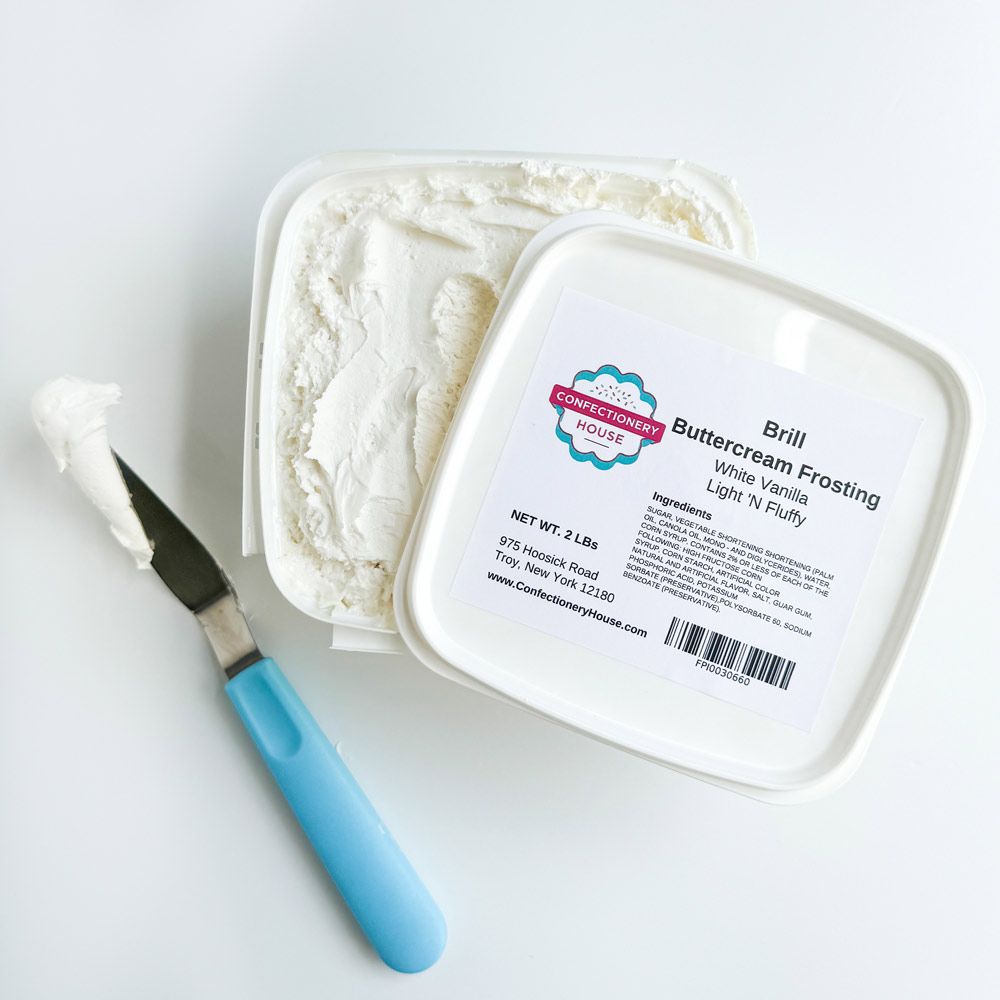Buttercream Frosting Vanilla 2 Lbs - Confectionery House Buttercream Frosting Vanilla 2 Lbs - Confectionery House