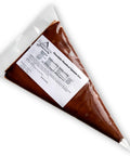 Chocolate hazelnut squeeze ums premade cream candy filling inside an easy to use squeeze bag for making filled chocolates.