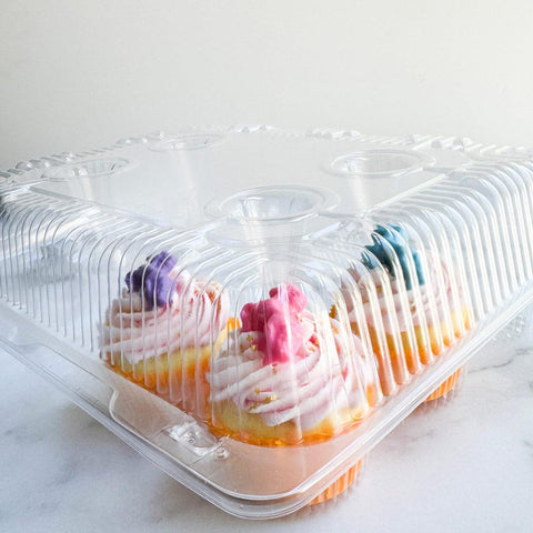 Clear 12 cupcake clamshell containers