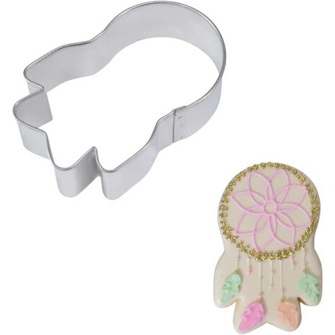 Dream Catcher Cookie Cutter and Cookie