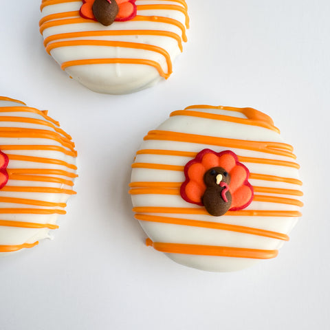 Mini Turkey Royal Icing Decorations