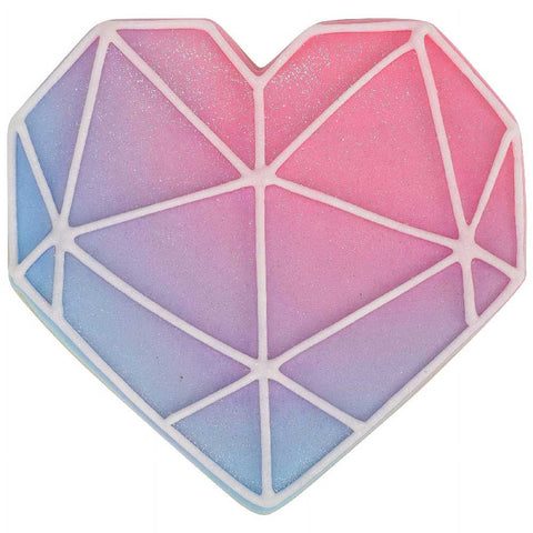 Geometric Heart Cookie