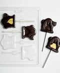 Halloween Cat Lollipop Chocolate Mold - Halloween Chocolate Molds