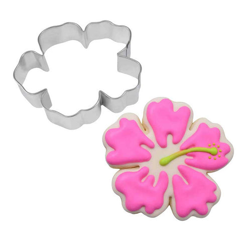 Hibiscus Flower Cookie and Cutter