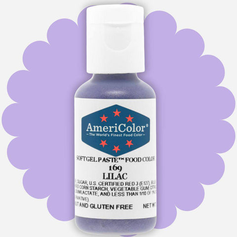 Lilac AmeriColor gel paste food coloring .75 ounce bottle