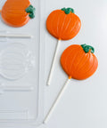 Plain Pumpkin Lollipop Chocolate Mold - Halloween Chocolate Molds