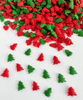 Red and Green Tree Sprinkles | Christmas Sprinkles