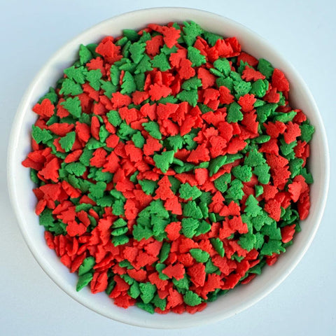 Red and Green Tree Sprinkles