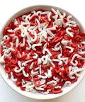 Red and White Candy Cane Sprinkles