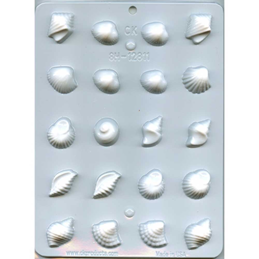 Seashell Assortment Hard Candy Mold - Confectionery House