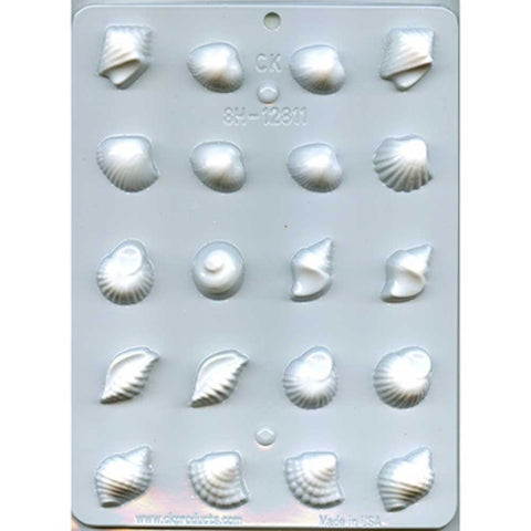 Sea Shell Assortment Hard Candy Mold