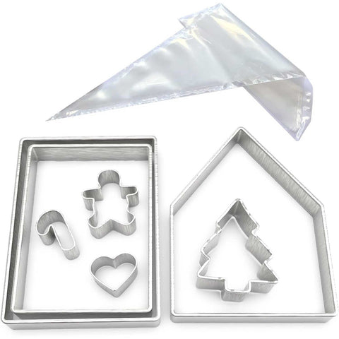 Small Gingerbread House Cutters