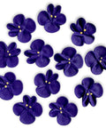 Small Royal Icing Violets