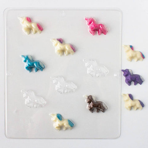 Small Unicorn Pieces Chocolate Mold