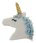 Unicorn Head Decorated Cookie