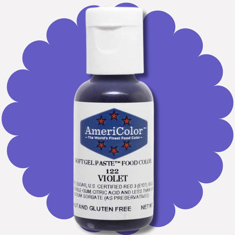 Violet Americolor Gel Paste Food Coloring