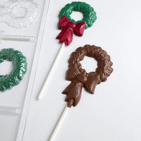 Wreath Pop Candy Pop Mold