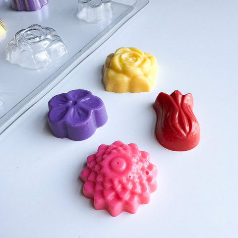 Assorted Flowers Candy Mold
