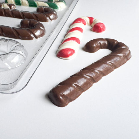 Candy Cane 4"  Pieces Candy Mold