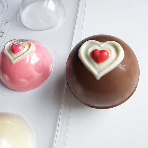 Chocolate Bomb with Heart