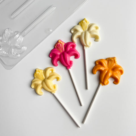 Day Lily lollipop Candy Mold