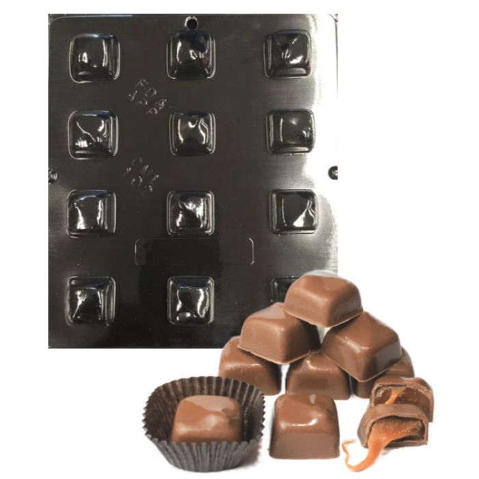 The Partiologist: Chocolate Covered Caramel in a Party Mold!