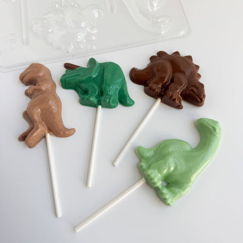 Dinosaur Assortment Lollipop Mold