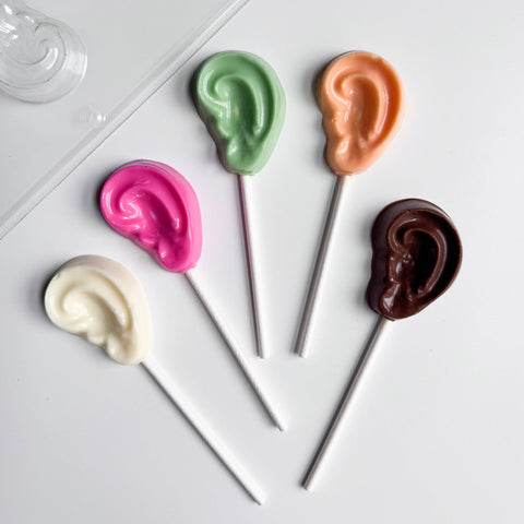 Ear Lollipop Chocolate Mold