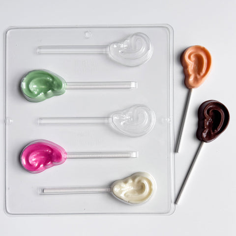 Ear Lollipop Chocolate Mold