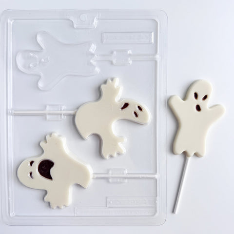Ghost Lollipop Chocolate Mold