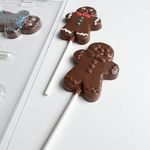 Gingerbread Man Pop Candy Mold