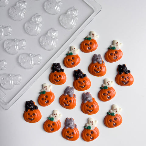 Halloween Pumpkins Chocolate Mold