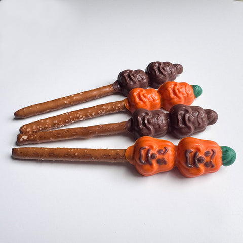 Jack-O-Lantern Pretzel Rod Candy Mold