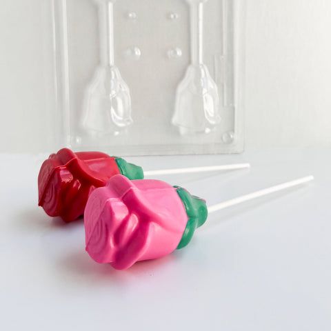 Large 3D Rose Pop Candy Mold
