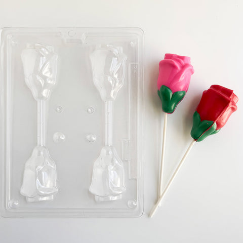 Large 3D Rose Pop Candy Mold
