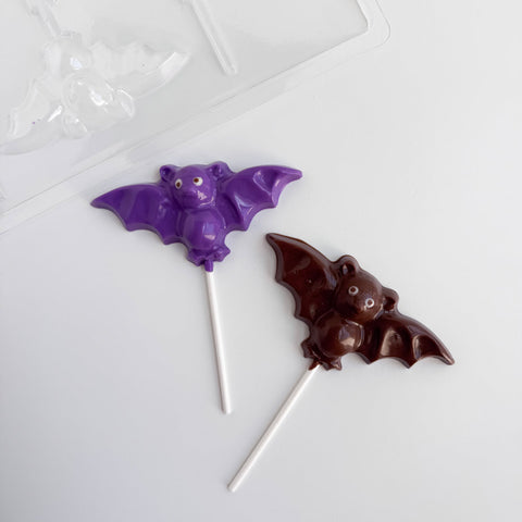Large Bat Lollipop Chocolate Mold