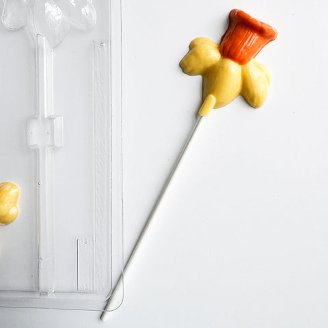 Long Stem Daffodil Lollipop Candy Mold