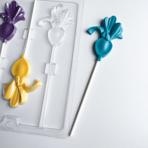 Long Stem Iris Pop Candy Mold