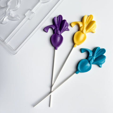 Long Stem Iris Pop Candy Mold
