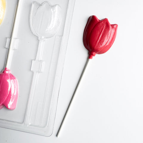 Long Stem Tulip Pop Candy Mold